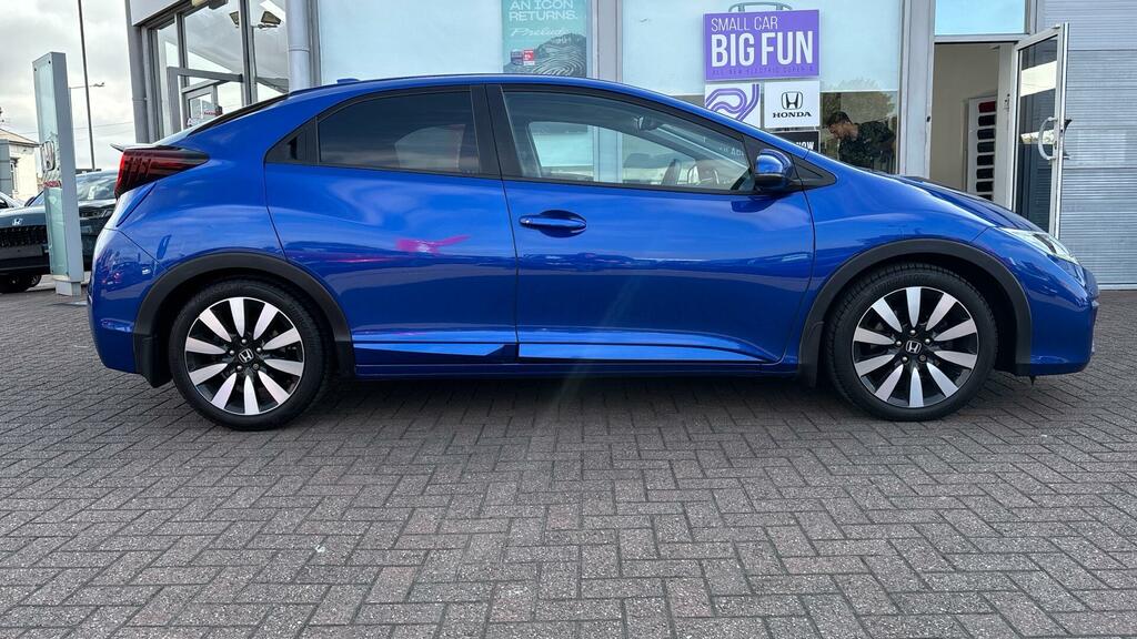 Honda Civic 1.8 I-vtec Sr Hatchback Euro 6 14 Blue #5