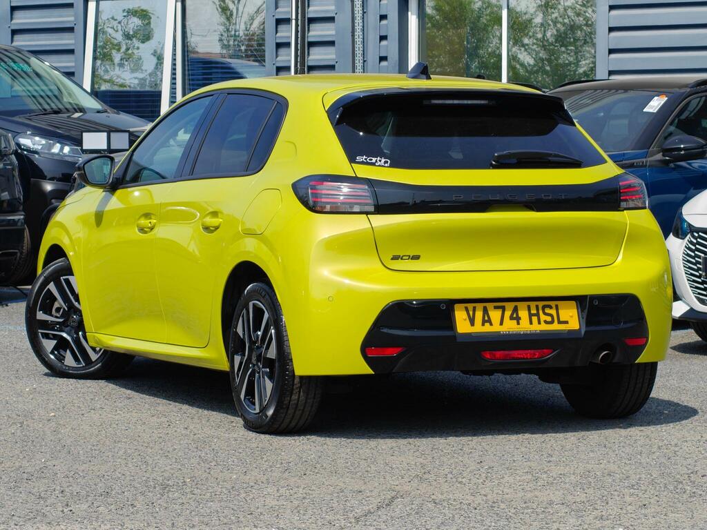 Peugeot 208 1.2 Puretech Allure Euro 6 Ss VA74HSL Yellow #4