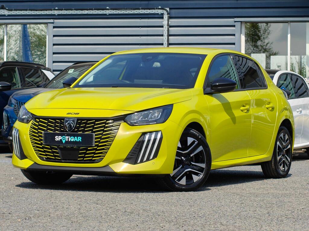 Peugeot 208 1.2 Puretech Allure Euro 6 Ss VA74HSL Yellow #3