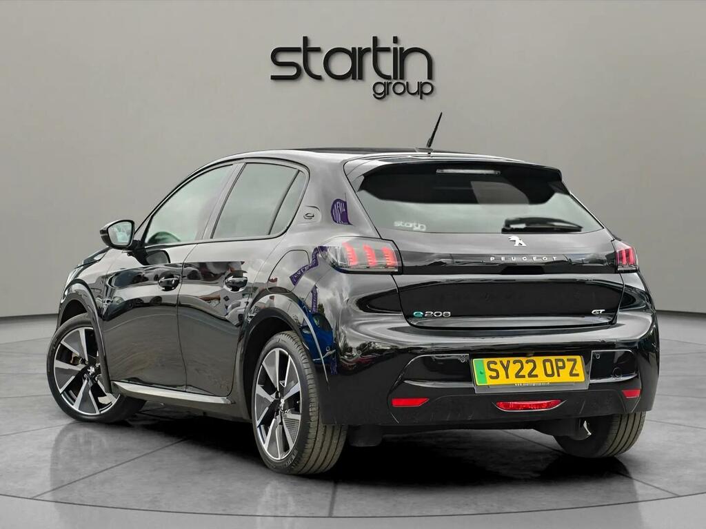 Peugeot e-208 50Kwh Gt Hatchback 7Kw Charger Black #4