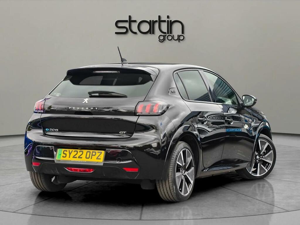 Peugeot e-208 50Kwh Gt Hatchback 7Kw Charger Black #6