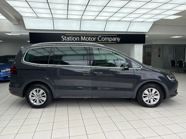 Volkswagen Sharan 2.0 Tdi Se Nav Dsg Euro 6 Ss Blue #13