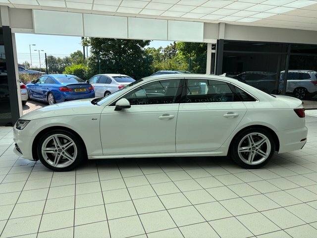 Audi A4 Tfsi S Line Saloon White #2