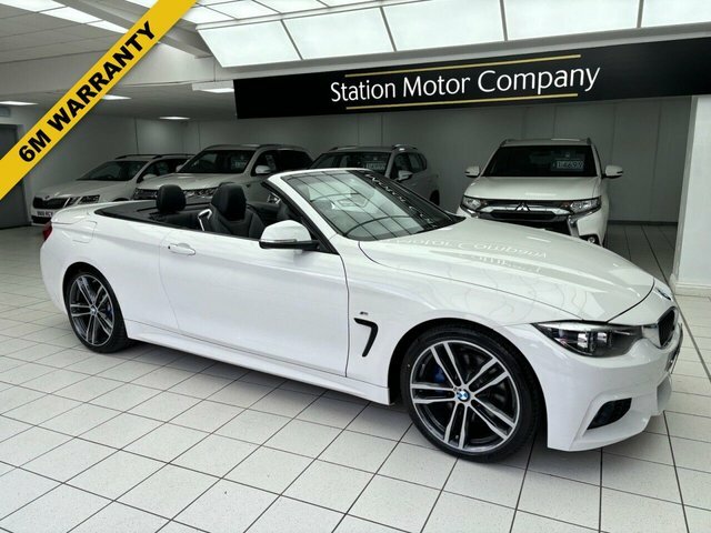 BMW 4 Series 420I M Sport Convertible White