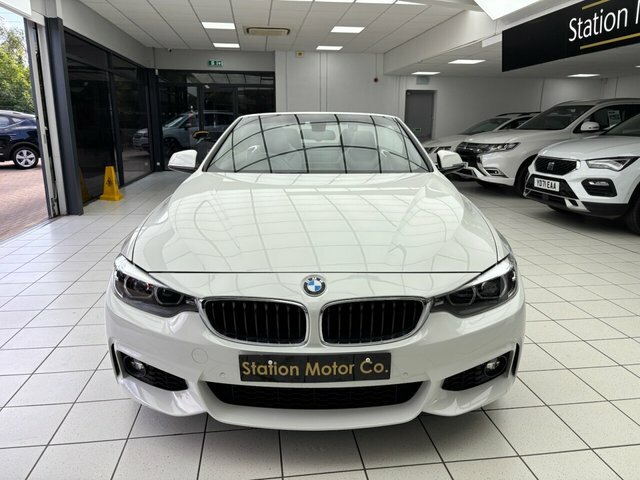 BMW 4 Series 420I M Sport Convertible White #5