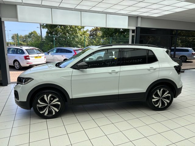 Volkswagen T-Cross Tsi Black Edition Suv ST73OBK White #2
