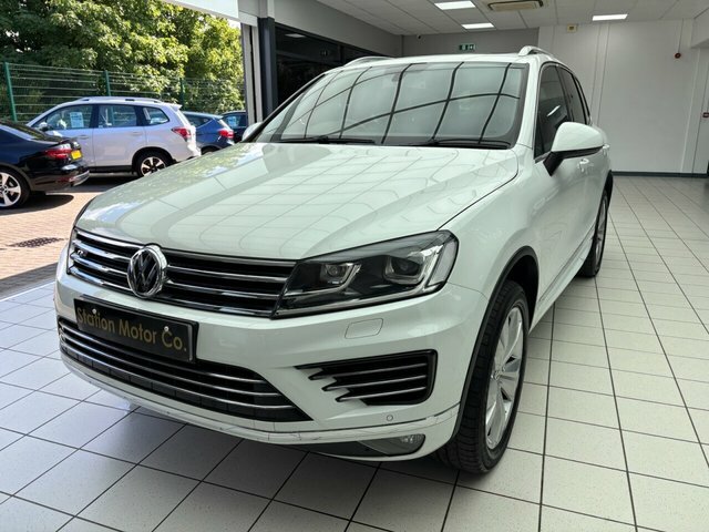 Volkswagen Touareg Tdi V6 Bluemotion Tech White #5