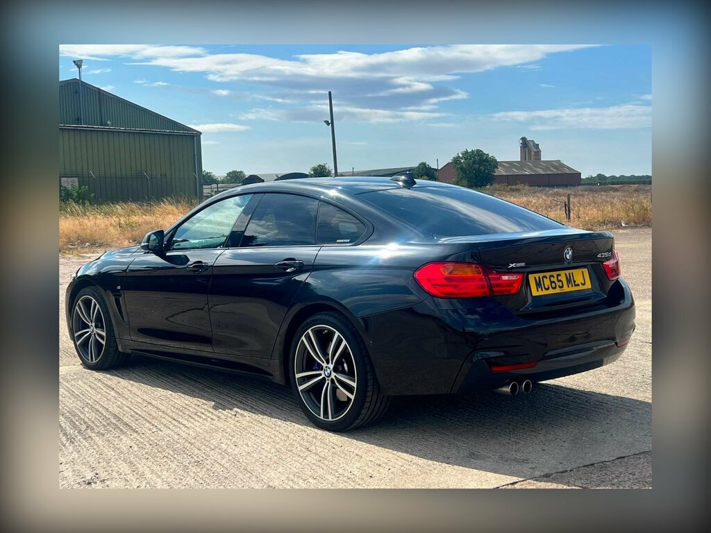 BMW 4 Series Gran Coupe 3.0 435D M Sport Xdrive Euro 6 Ss MC65MLJ Black #3