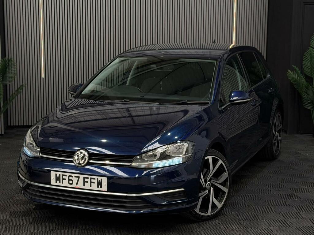 Volkswagen Golf 1.6 Tdi Se Nav Dsg Euro 6 Ss Blue #3