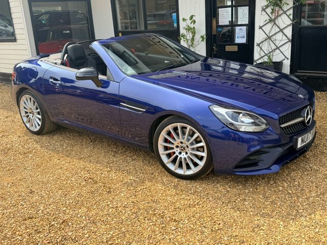Mercedes-Benz SLC 2.1 Slc250d Amg Line Convertible G-tron Blue #4