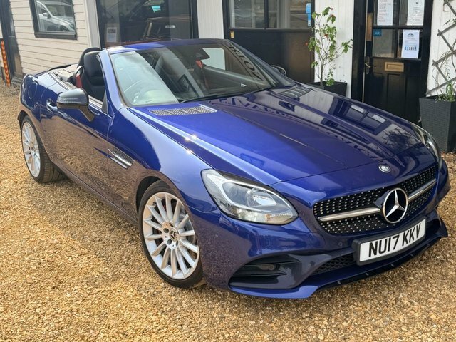 Mercedes-Benz SLC 2.1 Slc250d Amg Line Convertible G-tron Blue