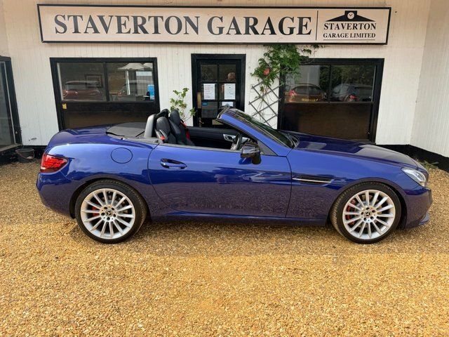 Mercedes-Benz SLC 2.1 Slc250d Amg Line Convertible G-tron Blue #5