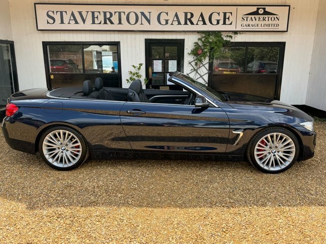 BMW 4 Series 3.0 435I Luxury Convertible Euro 6 Blue #5