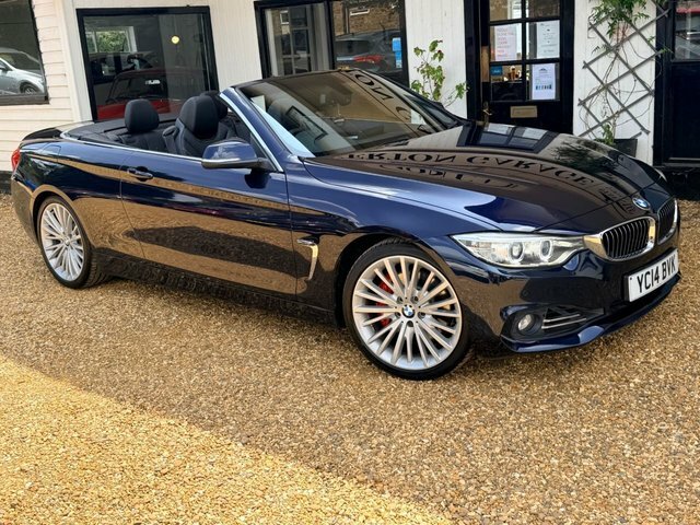BMW 4 Series 3.0 435I Luxury Convertible Euro 6 Blue #4