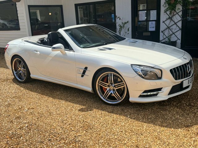 Mercedes-Benz SL Class 4.7 Sl500 V8 Blueefficiency Convertible White #4