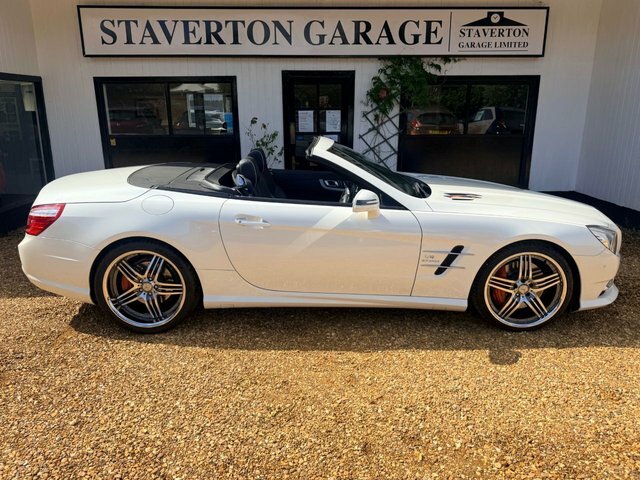 Mercedes-Benz SL Class 4.7 Sl500 V8 Blueefficiency Convertible White #5