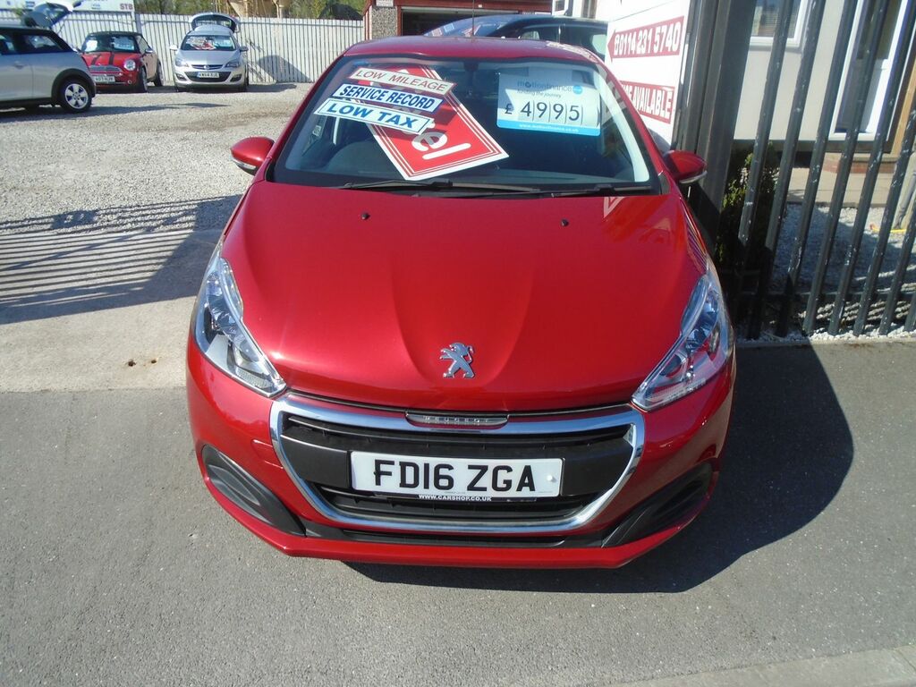 Peugeot 208 1.6 Bluehdi Active Hatchback Eur FD16ZGA Red #2