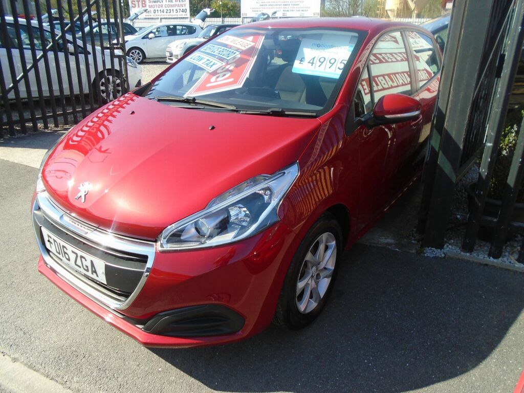 Peugeot 208 1.6 Bluehdi Active Hatchback Eur FD16ZGA Red #3