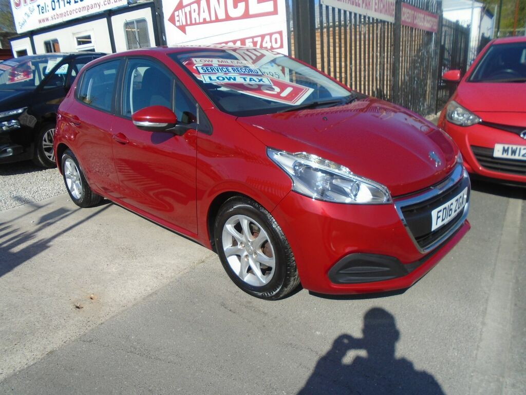 Peugeot 208 1.6 Bluehdi Active Hatchback Eur FD16ZGA Red
