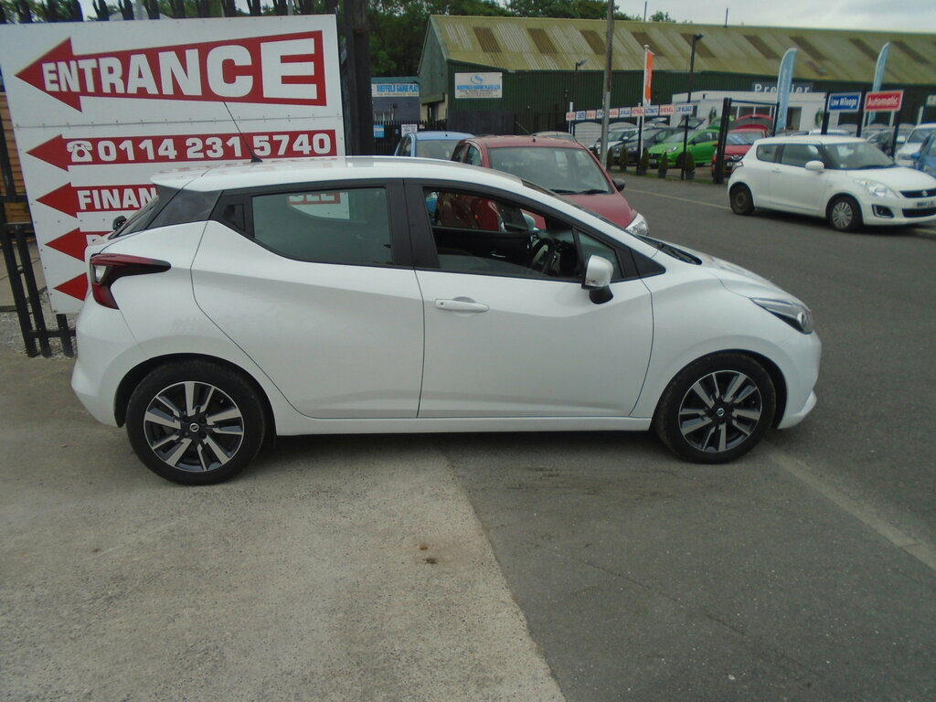 Nissan Micra 0.9 Ig-t Acenta Hatchback Euro 6 White #4