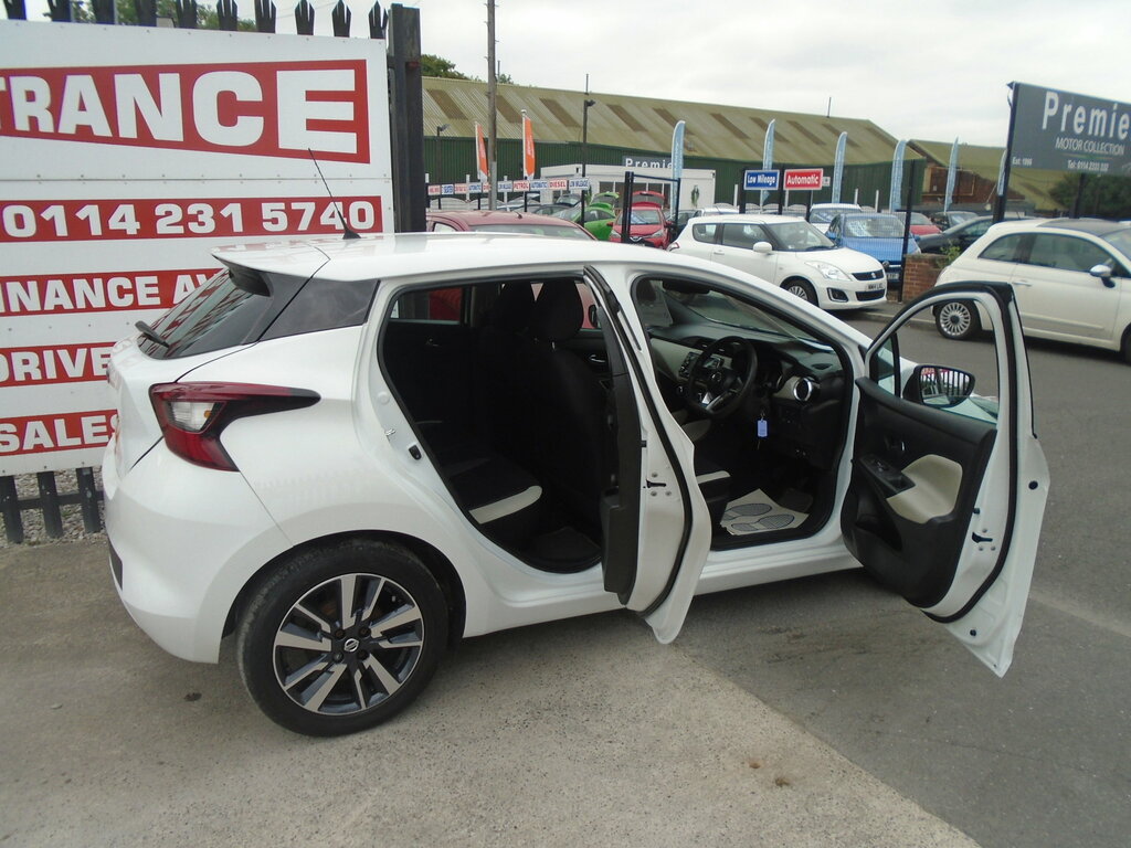 Nissan Micra 0.9 Ig-t Acenta Hatchback Euro 6 White #5