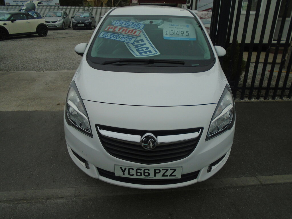 Vauxhall Meriva 1.4I Life Mpv Euro 6 100 Ps White #2
