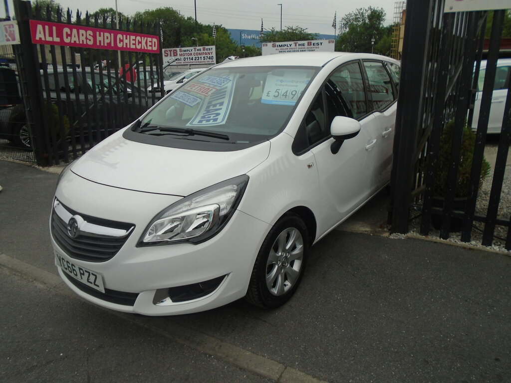 Vauxhall Meriva 1.4I Life Mpv Euro 6 100 Ps White #3