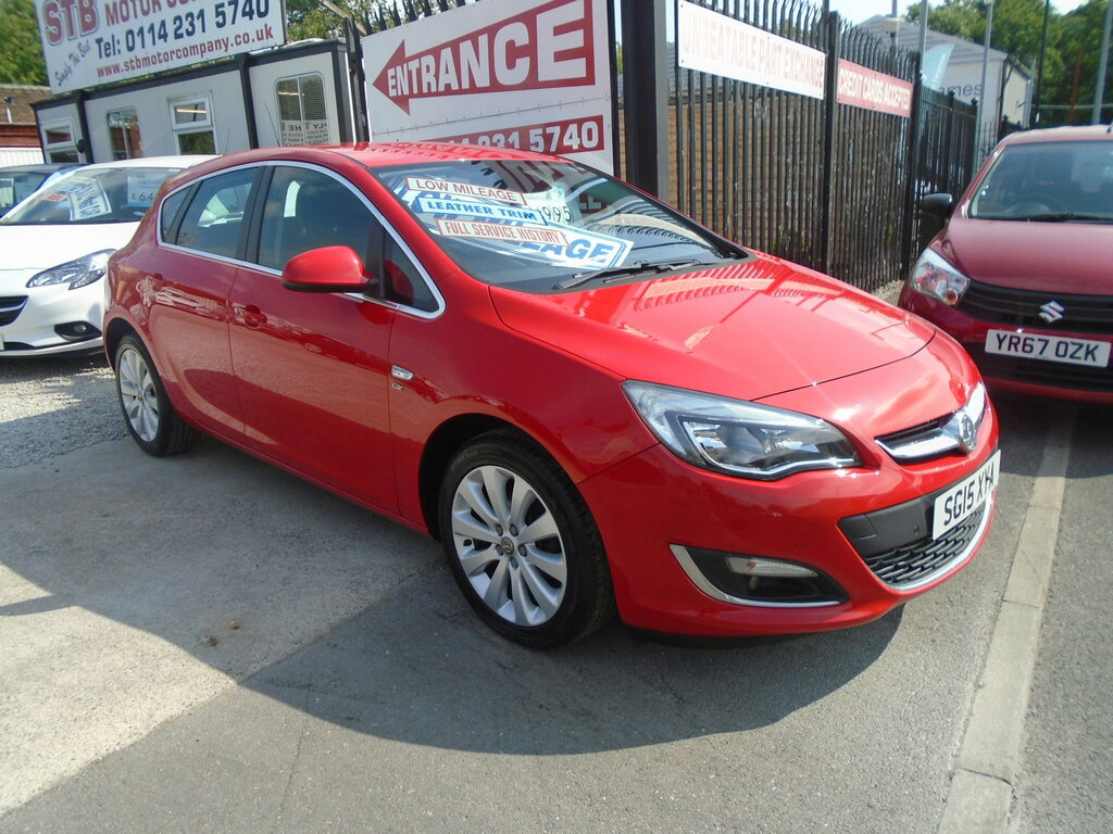 Vauxhall Astra 1.6I Elite Hatchback Euro 6 115 Red