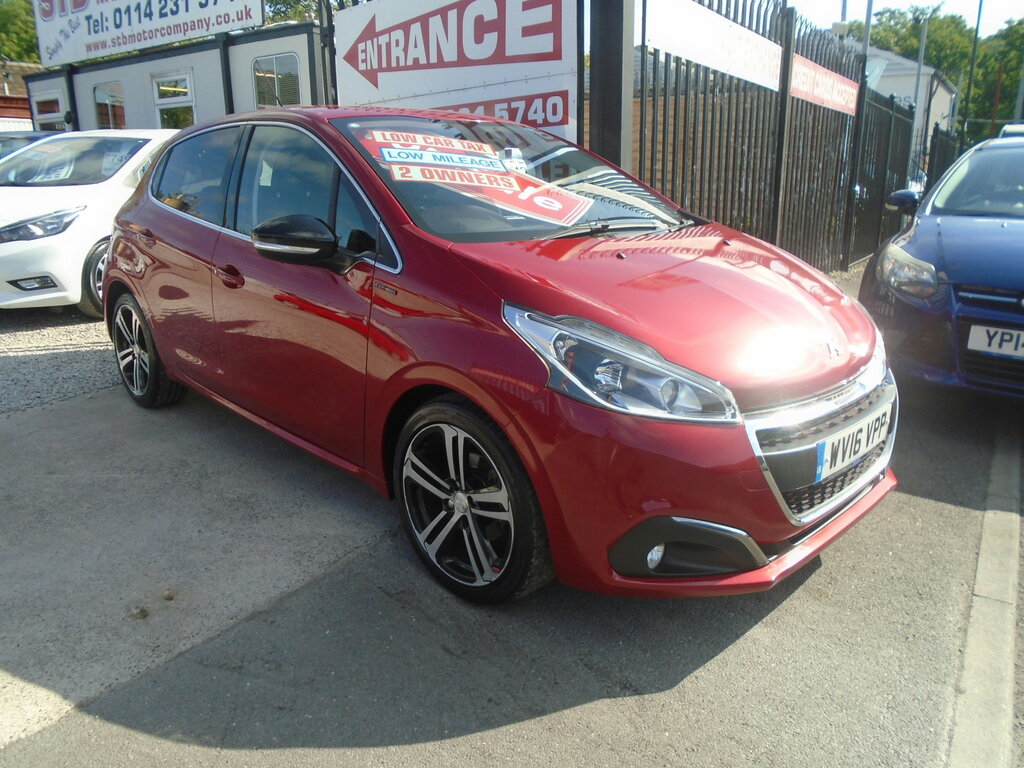 Peugeot 208 1.2 Puretech Gt Line Hatchback E Red