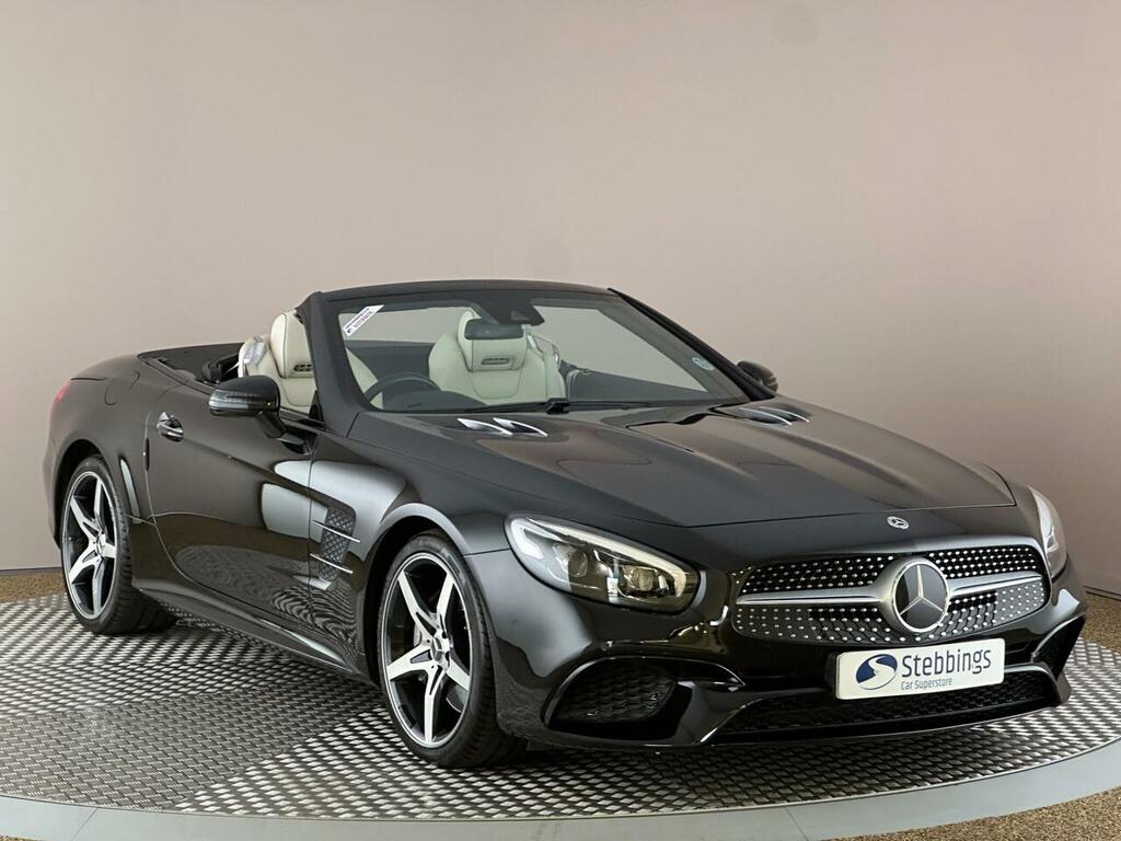 Mercedes-Benz SL Class 3.0 Sl400 V6 Amg Line Roadster G-tronic Euro 6 S Black