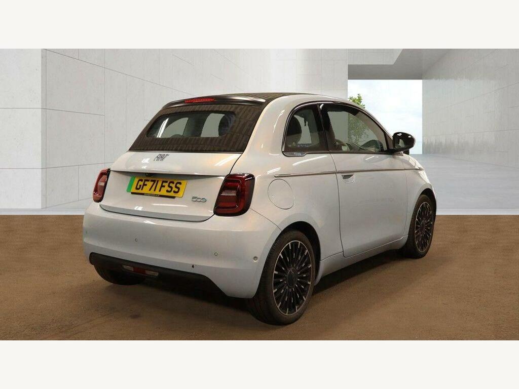 Fiat 500E C La Prima Convertible Blue #4