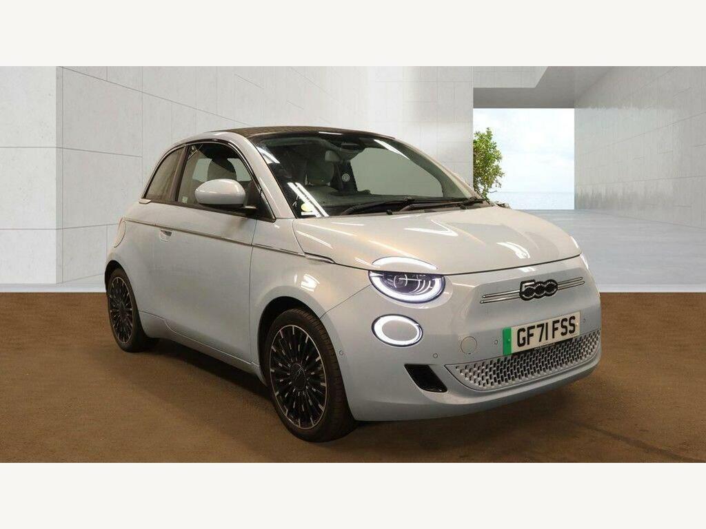 Fiat 500E C La Prima Convertible Blue #1