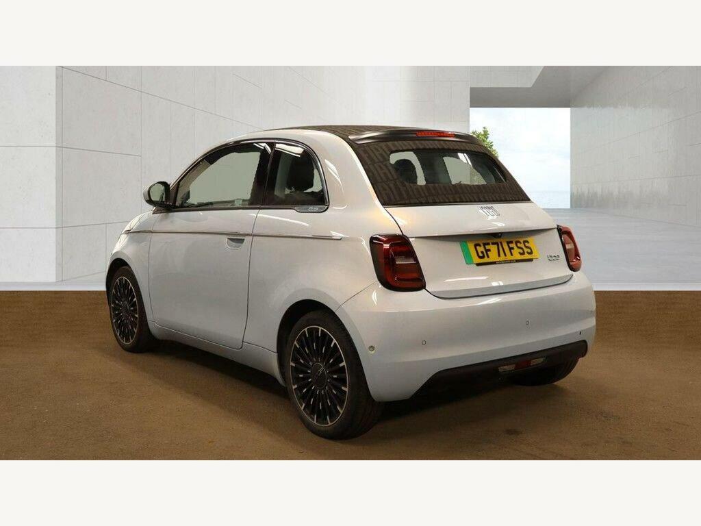 Fiat 500E C La Prima Convertible Blue #3