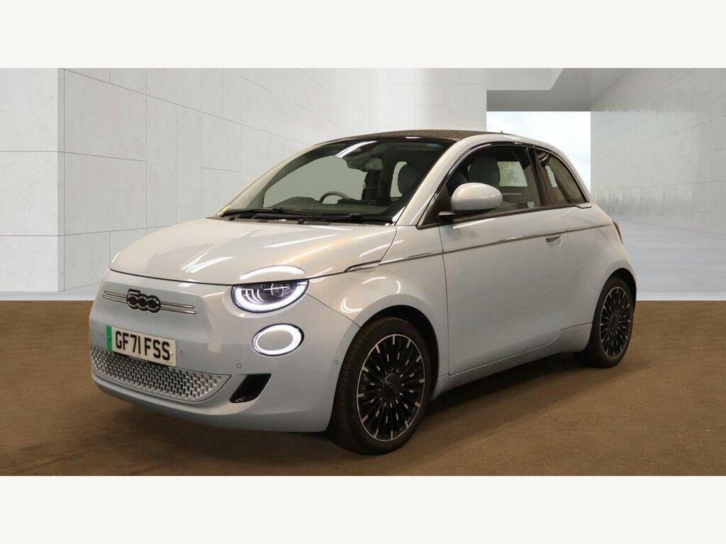 Fiat 500E C La Prima Convertible Blue #2