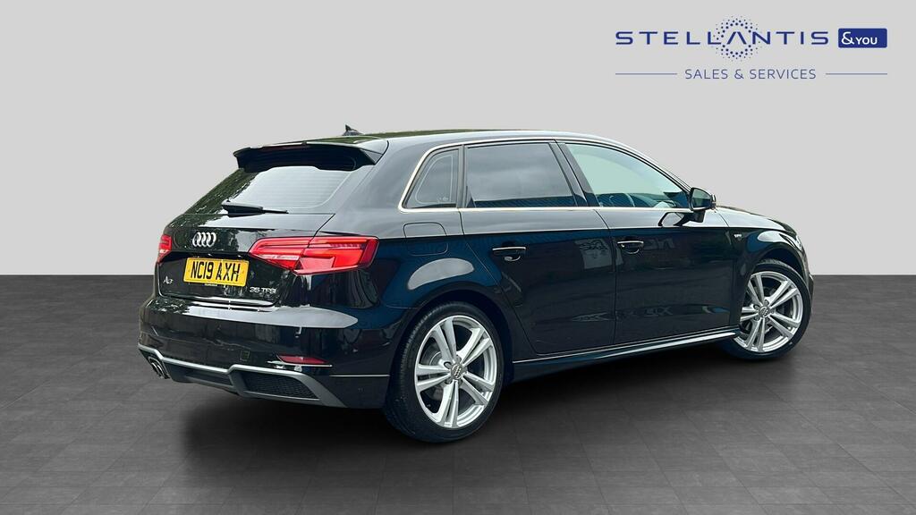 Audi A3 1.5 Tfsi Cod 35 S Line Sportback S Tronic Euro 6 NC19AXH Black #3