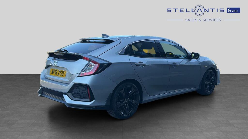 Honda Civic 1.0 Vtec Turbo Sr Cvt Euro 6 Ss Silver #3