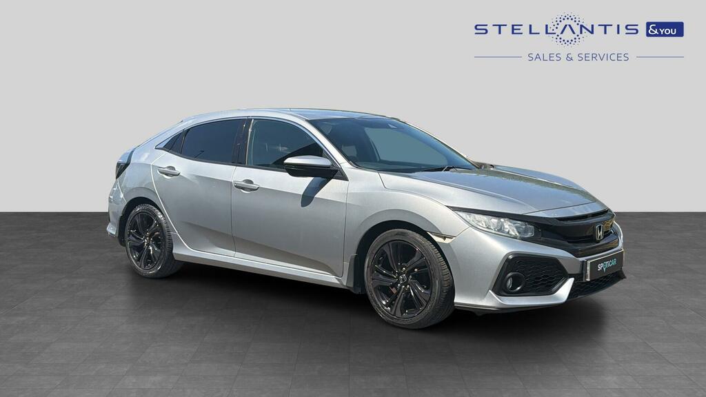 Honda Civic 1.0 Vtec Turbo Sr Cvt Euro 6 Ss Silver