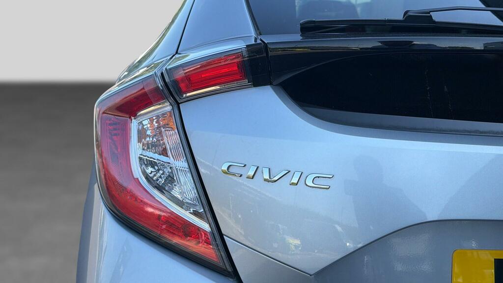 Honda Civic 1.0 Vtec Turbo Sr Cvt Euro 6 Ss Silver #5