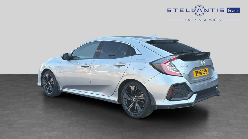 Honda Civic 1.0 Vtec Turbo Sr Cvt Euro 6 Ss Silver #6