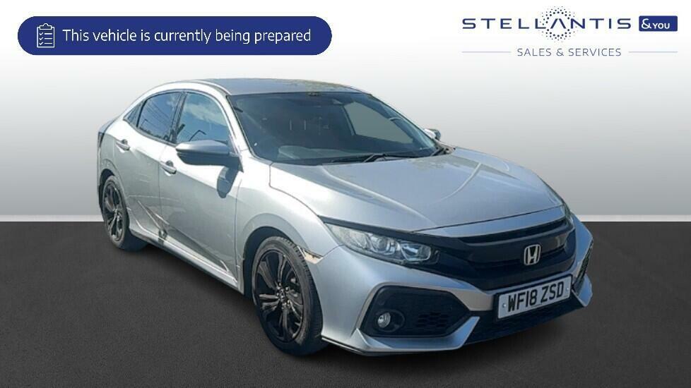 Honda Civic 1.0 Vtec Turbo Sr Cvt Euro 6 Ss Silver