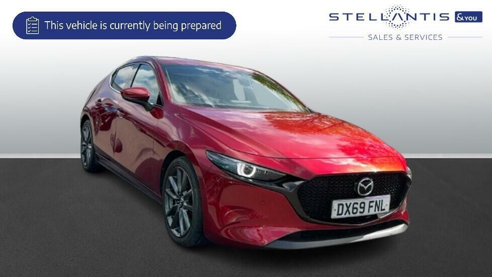 Mazda 3 2.0 Skyactiv-g Mhev Sport Lux Euro 6 Ss Red