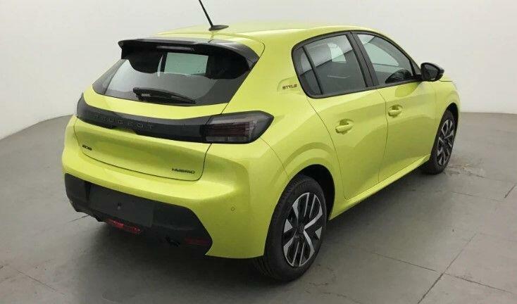 Peugeot e-208 50Kwh Allure 7.4Kw Charger Yellow #3