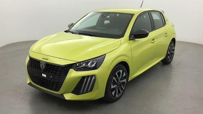 Peugeot e-208 50Kwh Allure 7.4Kw Charger Yellow