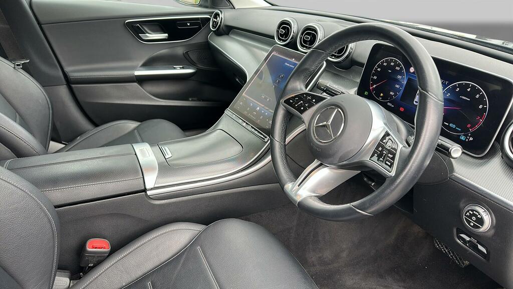 Mercedes-Benz C Class 2022 1.5 C200h Mhev Amg Line Premium Estate Black #30