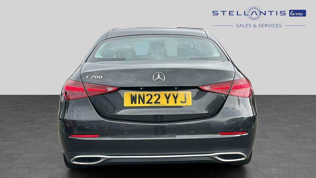 Mercedes-Benz C Class 2022 1.5 C200h Mhev Amg Line Premium Estate Black #3