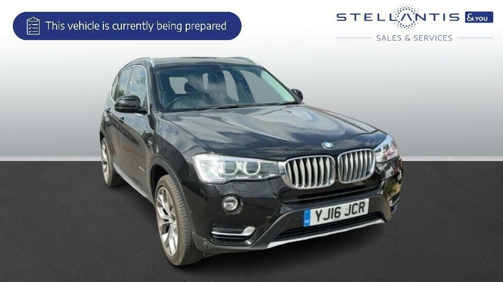 BMW X3 2.0 20D Xline Xdrive Euro 6 Ss YJ16JCR Black