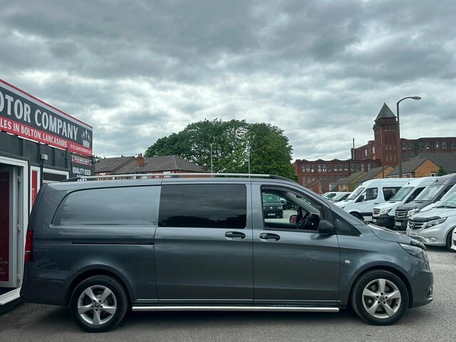 Mercedes-Benz Vito 2019 2.1 119 Cdi Premium Crew Van G-tronic Rwd L3 WP69TJX Grey #6