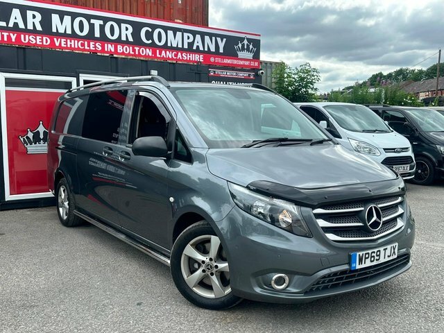 Mercedes-Benz Vito 2019 2.1 119 Cdi Premium Crew Van G-tronic Rwd L3 WP69TJX Grey #2