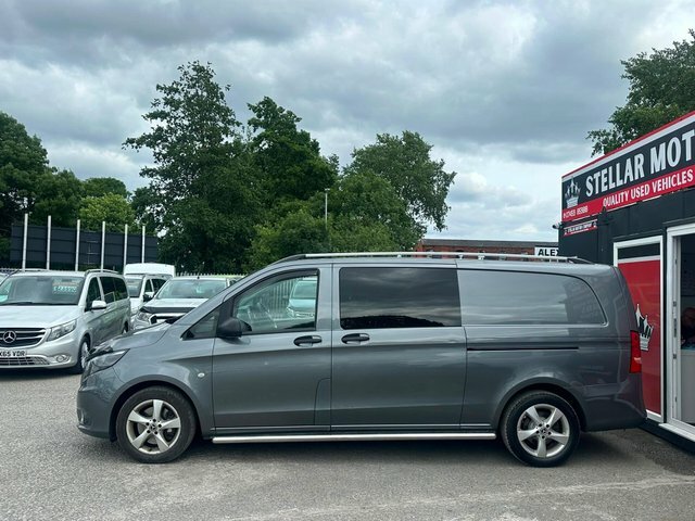 Mercedes-Benz Vito 2019 2.1 119 Cdi Premium Crew Van G-tronic Rwd L3 WP69TJX Grey #5
