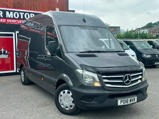 Mercedes-Benz Sprinter 2018 2.1 314 Cdi Rwd L2 PO18WKM Grey #2